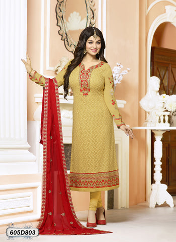 Yellow Georgette Salwar