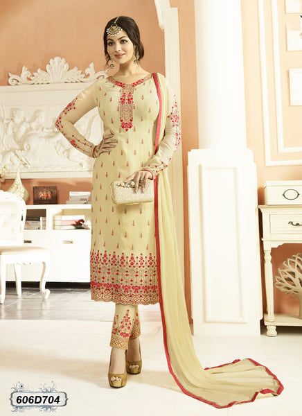 Off White Georgette Salwar