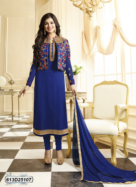 Blue Georgette Salwar