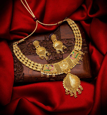 Beautiful white and red stone designed 2 Jewellery Sets Get Extra 10% Discount on All Prepaid Transaction