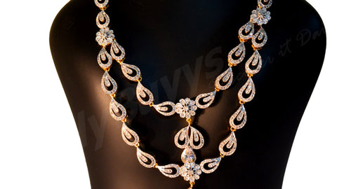 white stone 3 Jewellery Sets Get Extra 10% Discount on All Prepaid Transaction