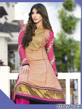 Beige, Pink Georgette Salwar