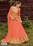 Orange Designer Lehenga Choli