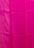 Beige Pink Block Printed Pure Silk Mark Certified Bishnupuri Silk Sarees