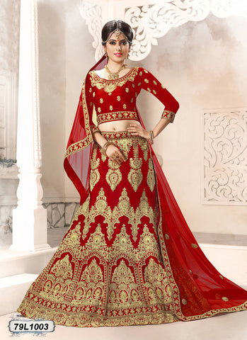 Red Designer Lehenga Choli