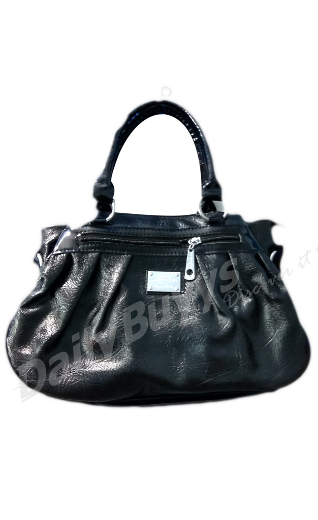 Black Leather Hand Bags Get Extra 10% Discount on All Prepaid Transaction