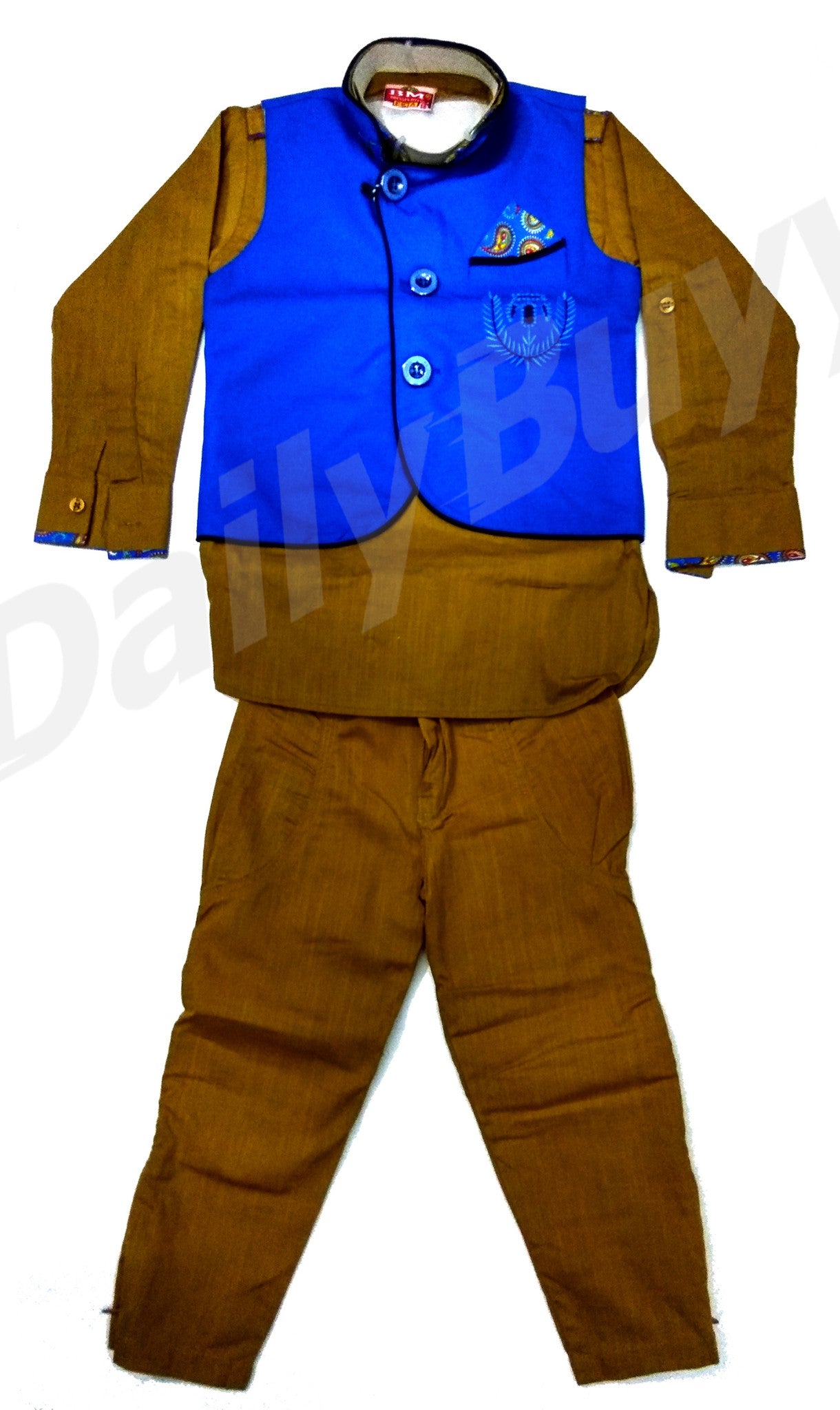 Blue Modi Kurta & Pajama Boys Clothing - Dailybuyys