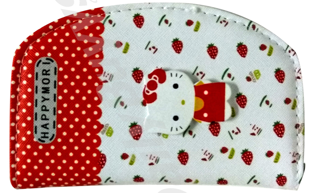 Cute white and red ladies Wallet Get Extra 10% Discount on All Prepaid Transaction