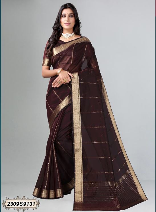 Buy Coffee Sarees for Women by ASISA Online | Ajio.com