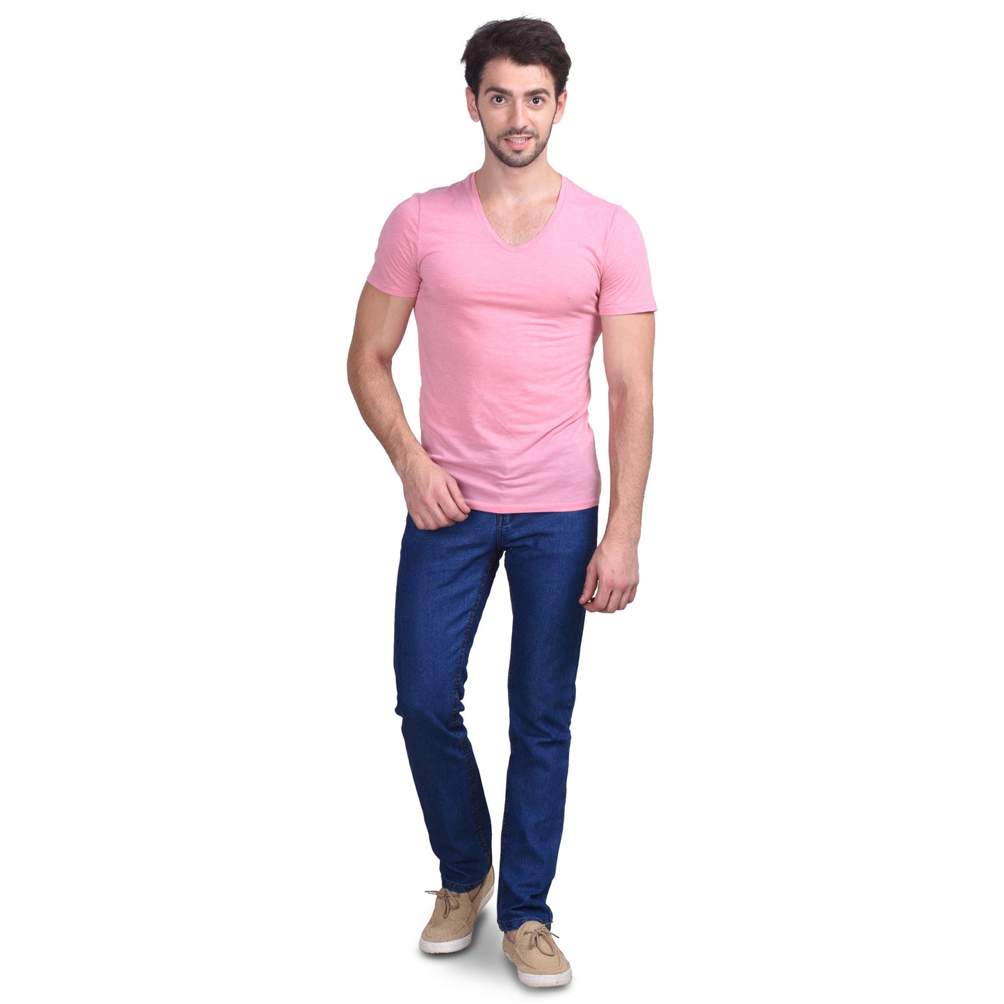 Men's Non-Stretchable Blue Jeans