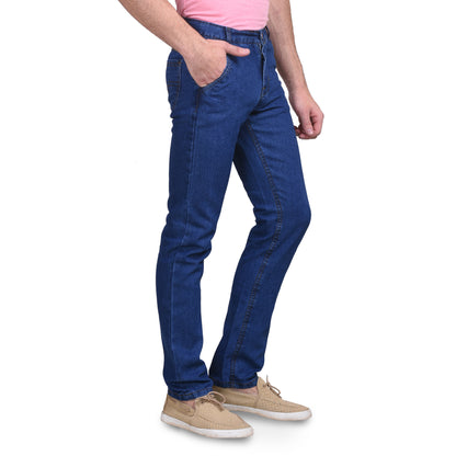 Men's Non-Stretchable Blue Jeans