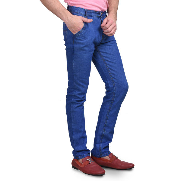 Men's Non-Stretchable Light Blue Jeans