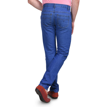 Men's Non-Stretchable Light Blue Jeans