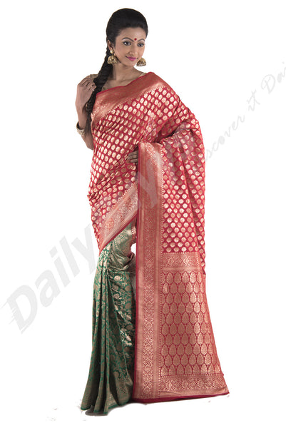 Green Wonder Banarasi Silk Sarees