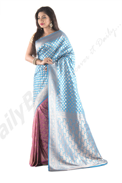 Blue Horizon Banarasi Silk Sarees