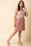 Dust Pink Sequin short Indo Western  wear dress set