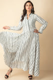 White with Grey block printed maxi kurtis dress Red Imported Long Indo Western Kurtis Get Extra 10% Discount on All Prepaid TransactionWear Get Extra 10% Discount on All Prepaid Transaction