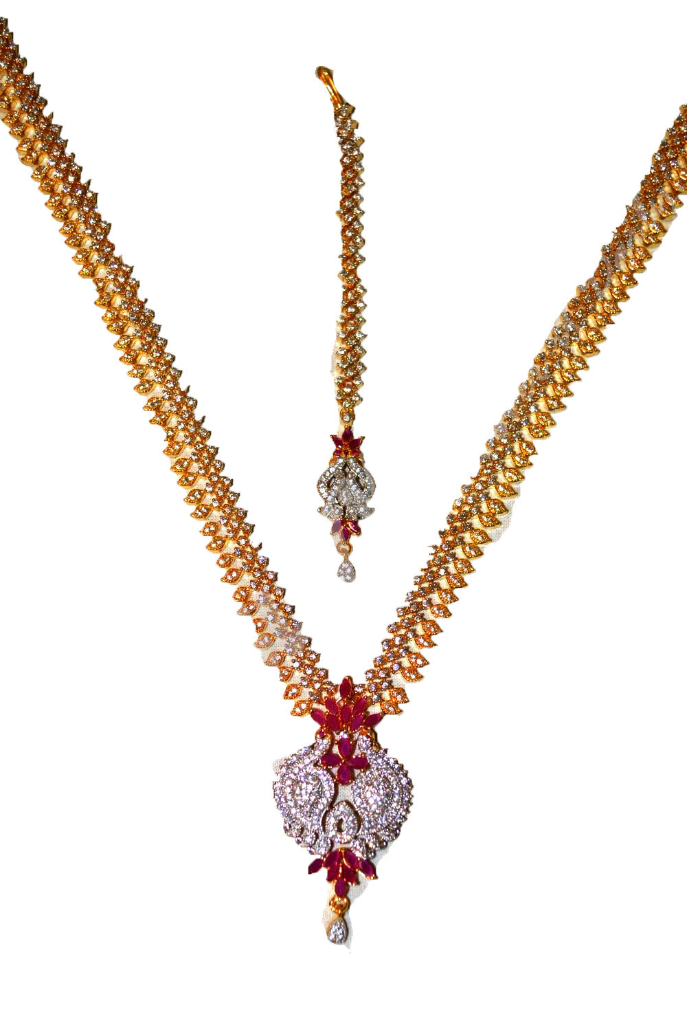 Red and pink stone Jewellery SetsStock Clearance