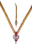 Red and pink stone Jewellery SetsStock Clearance Get Extra 10% Discount on All Prepaid Transaction