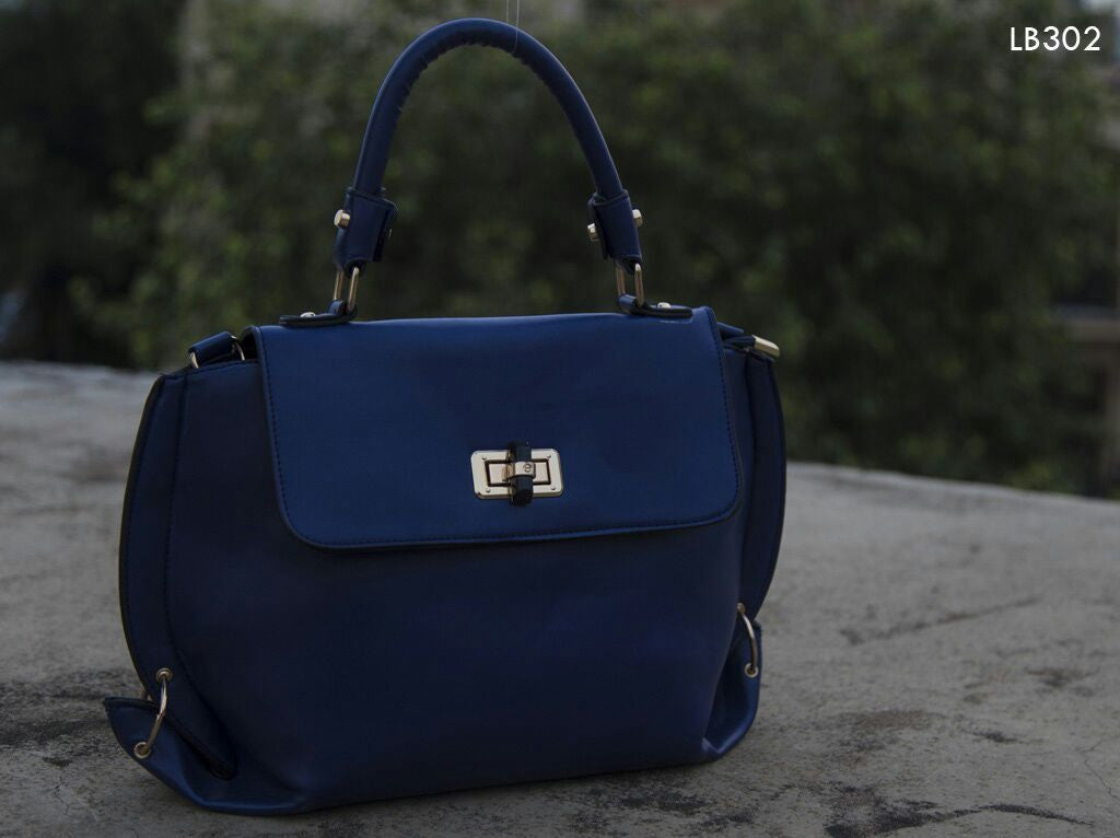 Blue Expensive Medium Handheld Hand Bags