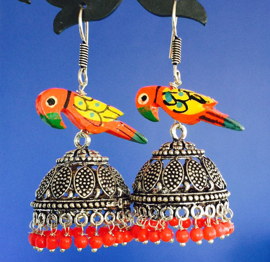 Parrot Design 2 Earrings - Dailybuyys