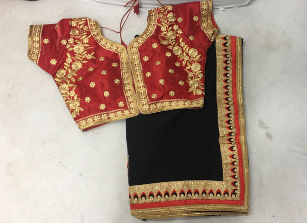 Red Designer Stitched Blouses