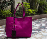Pink Bag In Tote Bag