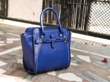 Blue V Shaped Handheld Hand Bags