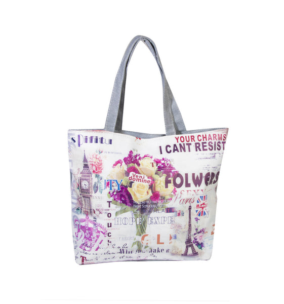 Charms Cant Resist  Printed Pure Cotton Totes