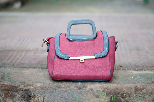 Red Soft Leather Sling Hand Bags