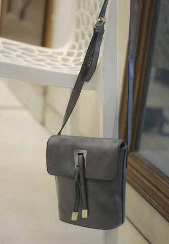 Grey Stylish Sling Hand Bags