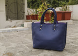 Blue Medium Bag-in-Bag Hand Bags