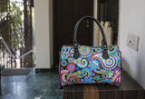 Blue Printed Duffle Multi Hand Bags Get Extra 10% Discount on All Prepaid Transaction
