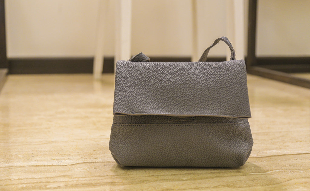 Grey Simple Sling Hand Bags