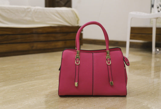 Pink Medium Duffle Hand Bags