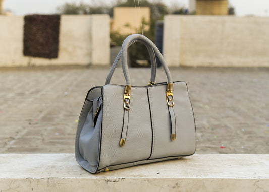 Grey Medium Duffle Hand Bags