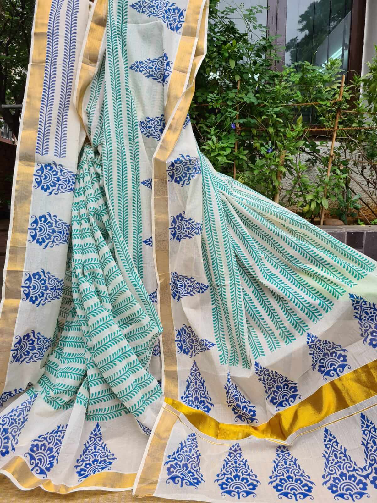 Kerala Pure Cotton Sarees (Add to Cart Get  15% Additional Discount Limited time Offer)