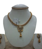 Beautiful Golden white stone necklace - Dailybuyys