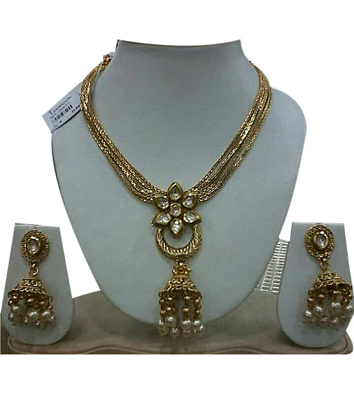 Beautiful Golden stone necklace - Dailybuyys