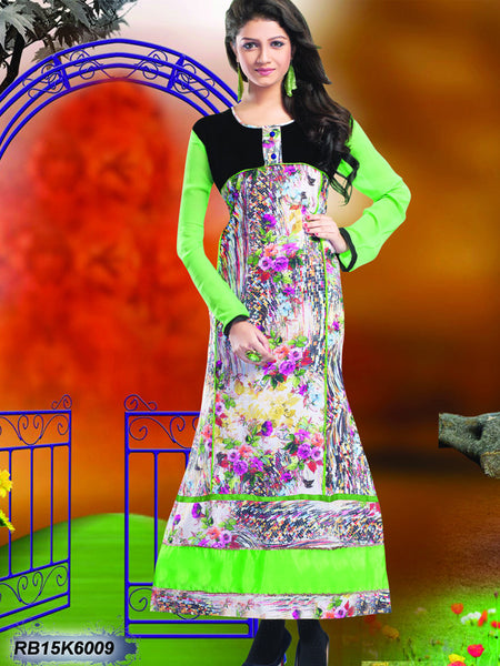 Multi Colour Pure Cotton Stitched Kurtis