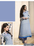 Light Blue Semi-Stitched Georgette Anarkali Salwar
