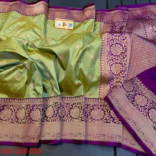 Purple Banarasi Silk Sarees