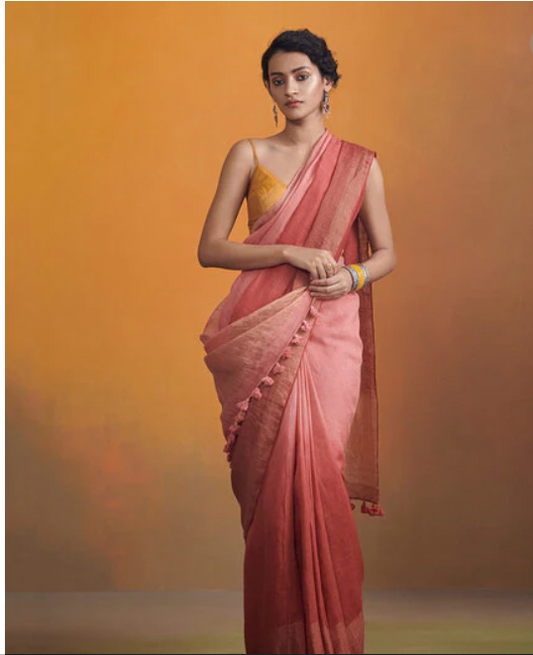 Blended Handloom Cotton Saree