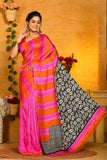 Pink Digital Printed Pure Silk Sarees