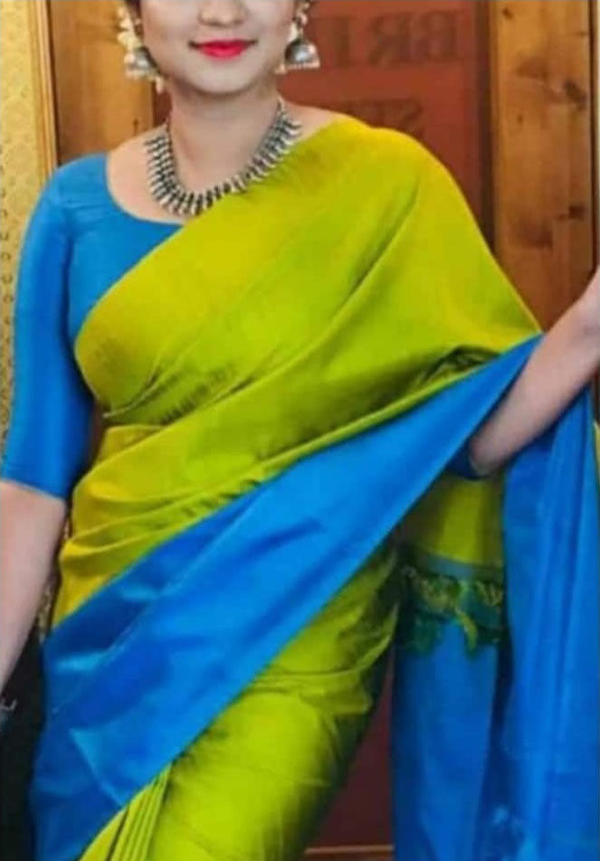 Latest) Designer Silk Saree With Belt For Women 2023