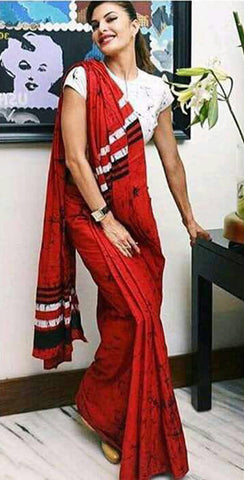 Red Mulmul Batik Sarees