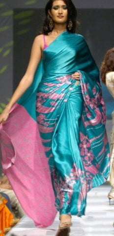 Hand Painted Sarees Online - Buy Hand Painted Pure Silk Sarees Online at  Low Prices in India