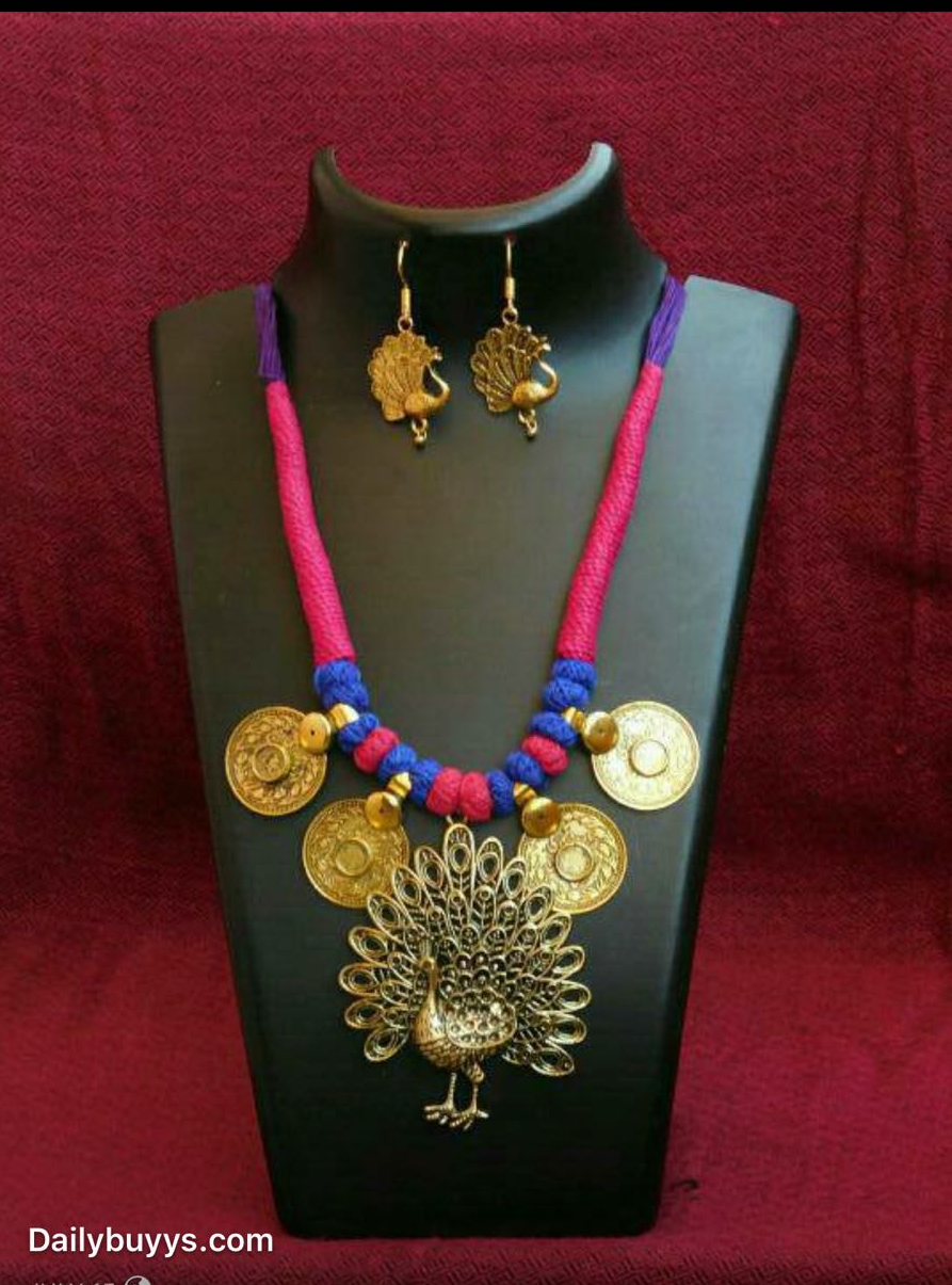 Gold finish necklace Jewellery Sets