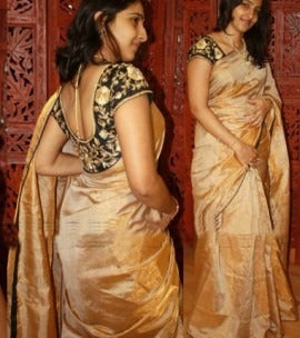 Beige Uppada Silk Sarees