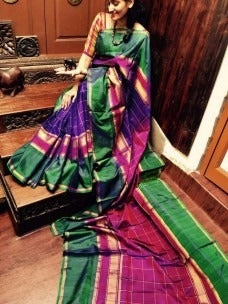 Violet Uppada Silk Sarees